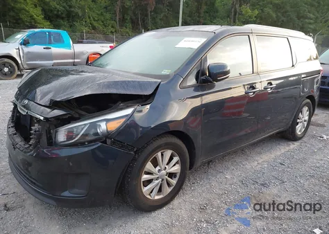 2016 Kia Sedona Lx z USA, uszkodzony, nr VIN KNDMB5C14G6180040